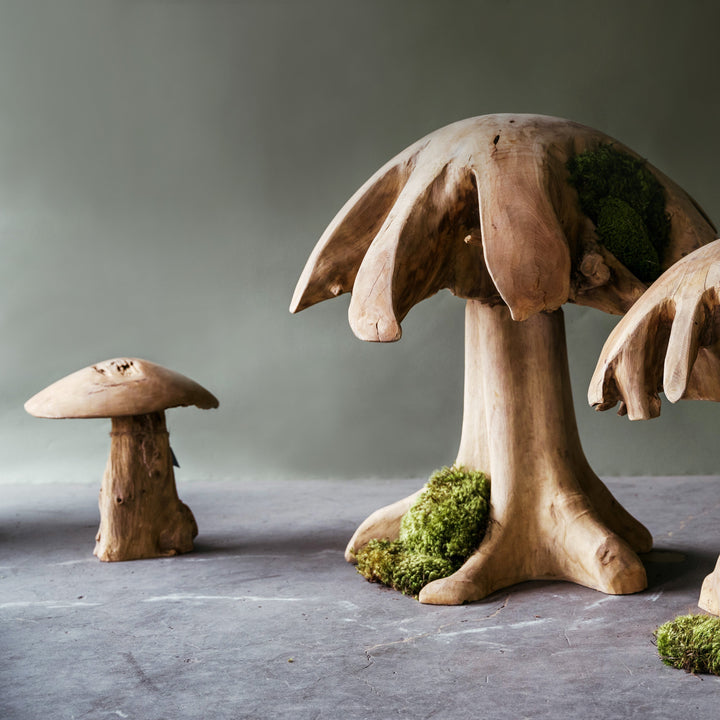 Mini Teak Mushroom