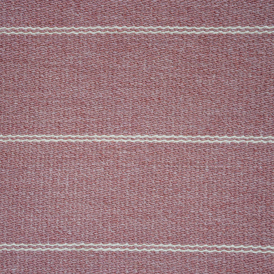 Vintage Danish Oak Dining Chair - Pink Stripe