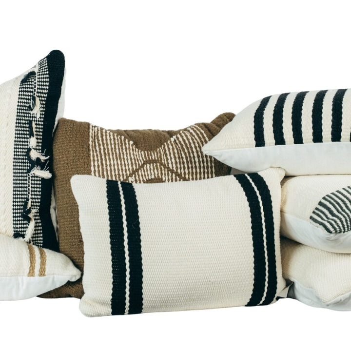 Hand-Woven Textile Pillow