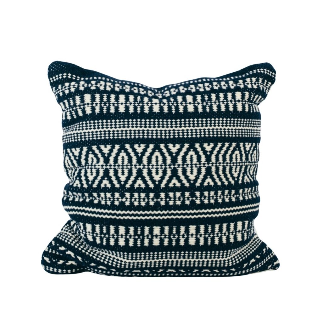 Hand-Woven Textile Pillow