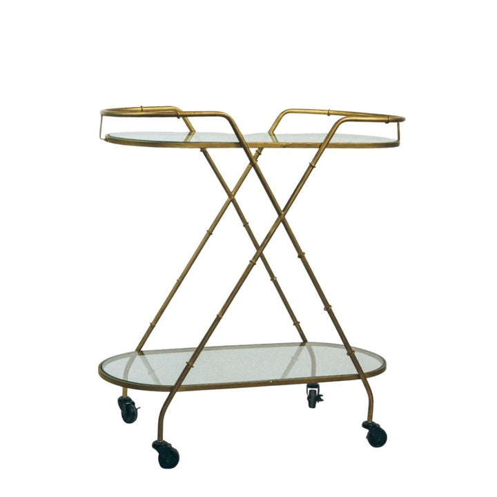 Glass Bar Cart