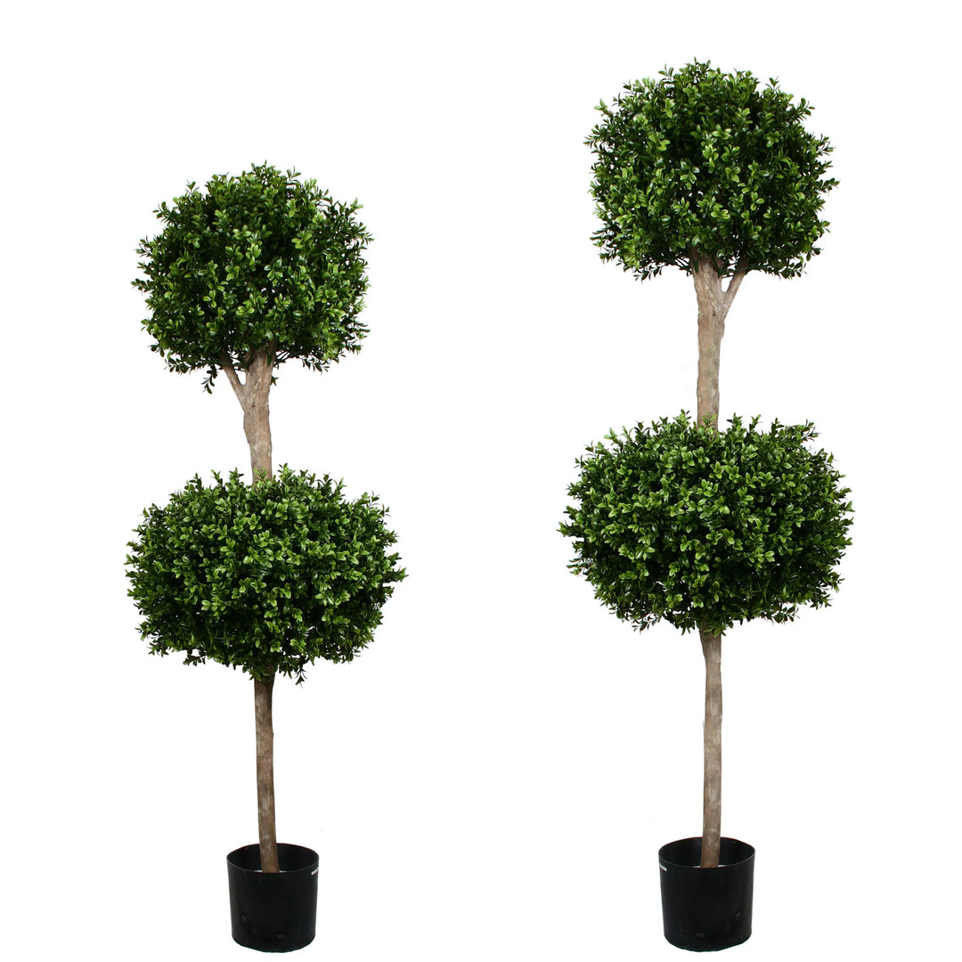 Boxwood Double Ball Tree (Faux)