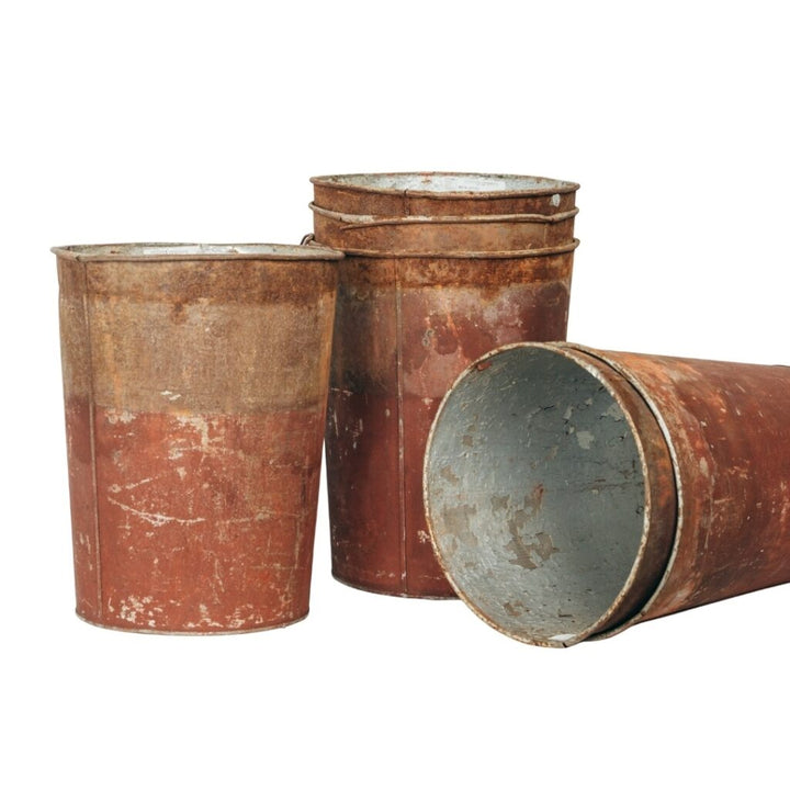Vintage Metal Buckets