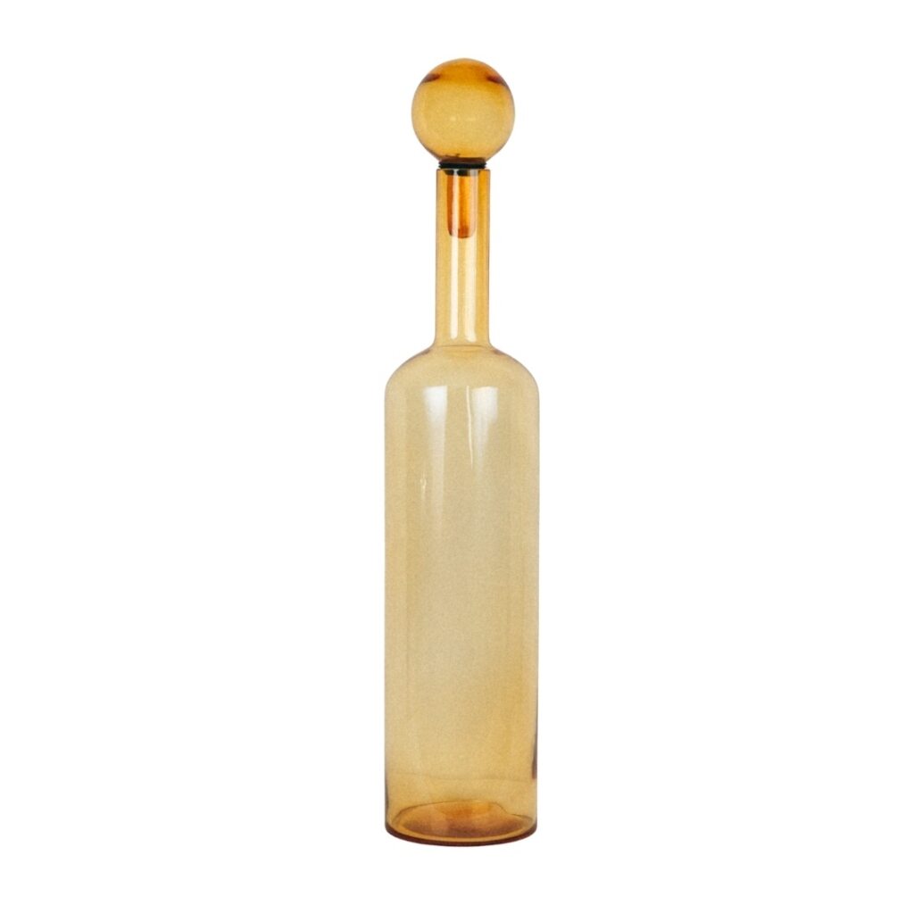 Art Glass Vase with Bubble Stopper